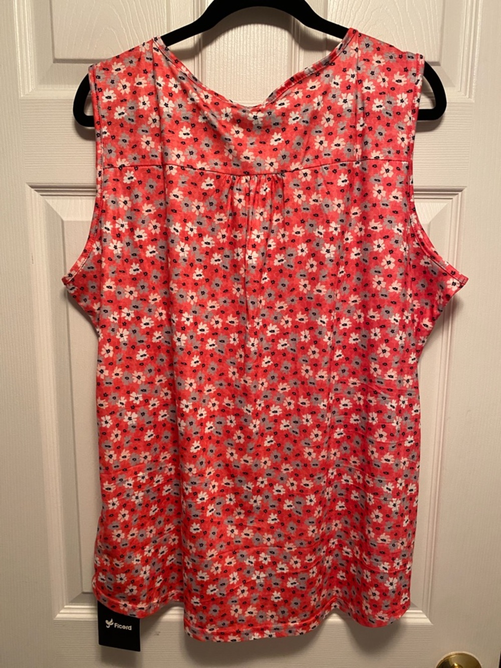 Ficerd Sleeveless Floral Top…size XXL - Picture 2 of 5